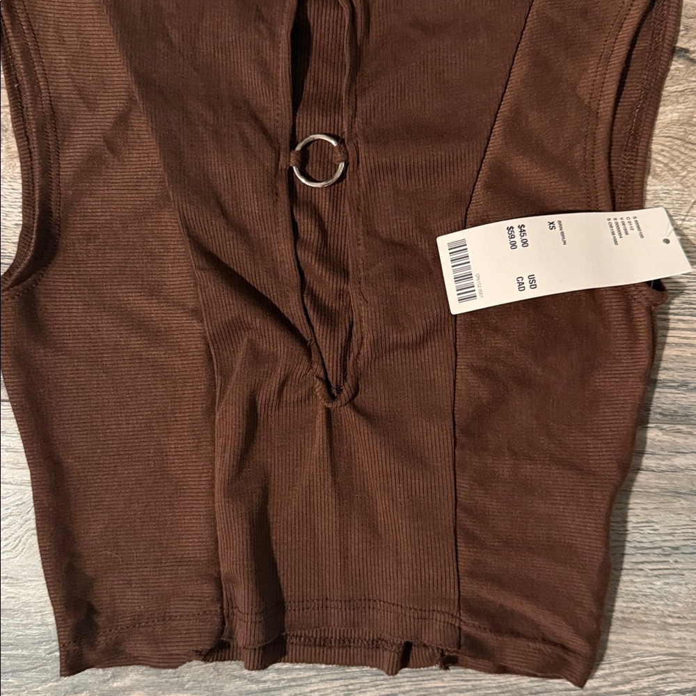 Urban outfitters Brown Sleeveless Turtleneck Top - Picture 4 of 11